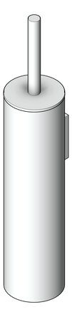 3D Shaded Image of ToiletBrushHolder SurfaceMount Nero Mecca