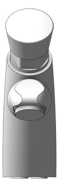 Front Image of Mixer Pillar Nero PushButton