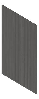 3D Presentation Image of Panel Decorative Laminex Architectural VGroove100 BlackShadowline BlackenedLegno