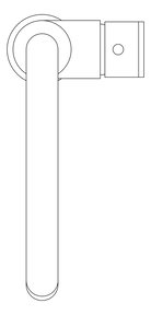 Plan Image of Mixer Kitchen Nero Bianca Gooseneck