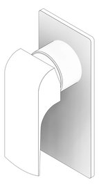 3D Documentation Image of Mixer Shower Nero Elgin