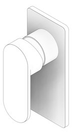 3D Documentation Image of MixerTap Shower Nero Ecco