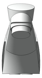 Front Image of Mixer Basin Nero Classic PushButton