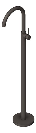 3D Shaded Image of Mixer Freestanding Nero Mecca Dolce Bath