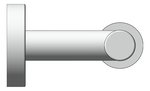 Left Image of ToiletRollHolder Surface Abey Poco