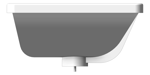 Left Image of Basin Undermount Abey Vela