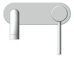 Front Image of MixerSet Wall Abey LuciaBuilders 200