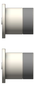 Left Image of MixerTap Wall Abey PocoP BathShower Circular