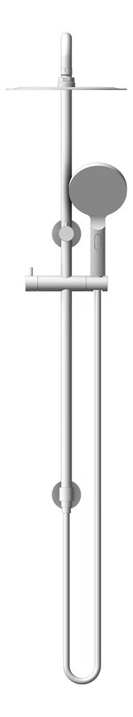 Front Image of Shower Wall Abey BuildersShowers Dual