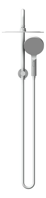 Front Image of Shower Wall Abey BuildersShowers MiniDual