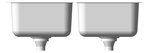 Front Image of Sink Kitchen Abey Builders DoubleBowl R50