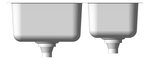 Front Image of Sink Kitchen Abey Builders OneAndThreeQuarterBowl R50
