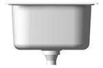 Left Image of Sink Laundry Abey Builders SingleBowl Trough