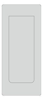 Front Image of MixerTap Shower Nero Celia Rectangular Backplate