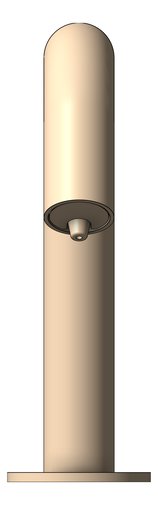 Front Image of SoapDispenser Hob Nero Mecca Sensor