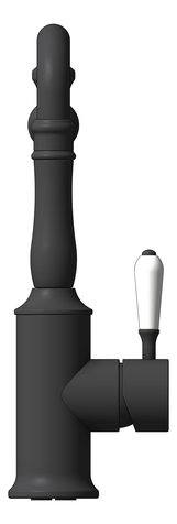 Front Image of Mixer Kitchen Nero York HookSpout