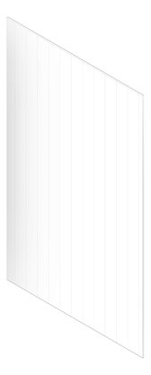 3D Documentation Image of Panel Decorative Laminex Architectural VGroove100 BlackShadowline BlackbuttTrueScale