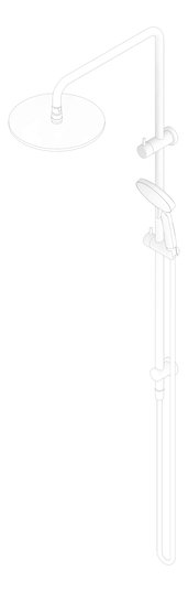 3D Documentation Image of Shower Twin Nero