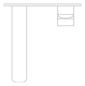 Plan Image of MixerSet Wall Nero Celia Basin Bath