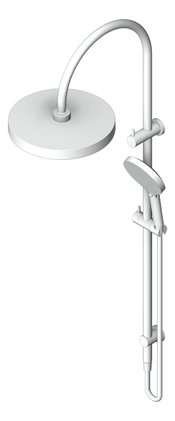 3D Shaded Image of Shower Twin Nero Serenity