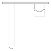 Plan Image of MixerSet Wall Nero Dolce Basin Bath