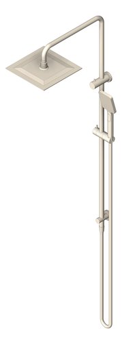 3D Shaded Image of Shower Twin Nero Project Square