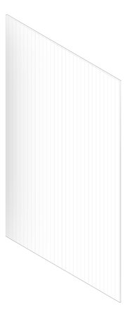 3D Documentation Image of Panel Decorative Laminex Architectural Batten40 BlackShadowline TasmanianOakTrueScale