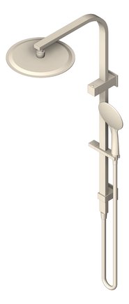 3D Shaded Image of Shower Twin Nero Bianca Slim