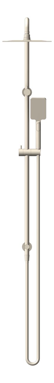 Front Image of Shower Twin Nero Project Square