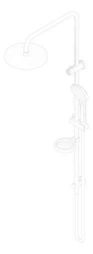 3D Documentation Image of Shower Twin Nero Project Builder Set