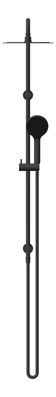 Front Image of Shower Twin Nero Project Round