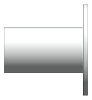 Left Image of RobeHook SurfaceMount Nero Mecca