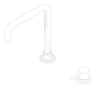 3D Documentation Image of MixerSet Basin Nero Mecca Swivel Square