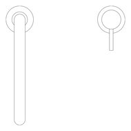 Plan Image of MixerSet Basin Nero Mecca Swivel Square