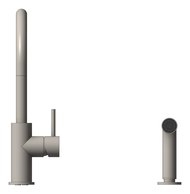 Front Image of Mixer Kitchen Nero Zen HandSpray