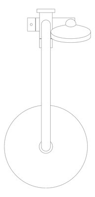 Plan Image of Shower Twin Nero Opal AirShower