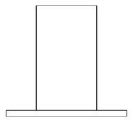 Plan Image of RobeHook SurfaceMount Nero Mecca