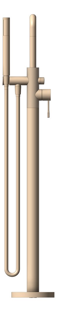 Front Image of Mixer Freestanding Nero Opal HandShower