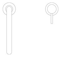 Plan Image of MixerSet Basin Nero Mecca Swivel Round