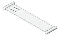 3D Shaded Image of Shelf Shower Abey Poco