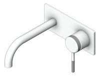 3D Shaded Image of MixerSet BasinBath Abey PocoK 165