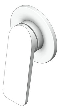 3D Shaded Image of MixerTap BathShower Abey Vela External