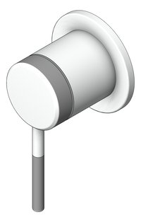 3D Shaded Image of MixerTap Wall Abey PocoK BathShower External