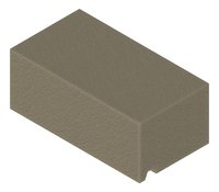 3D Presentation Image of Masonry Block Brickworks AustralMasonry KeyMass CappingUnit