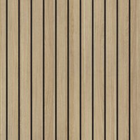  Image of Panel Decorative Laminex Architectural Batten40 BlackShadowline ClassicOak