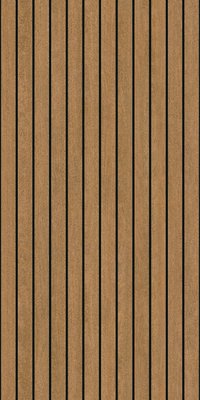  Image of Panel Decorative Laminex Architectural Batten40 BlackShadowline SpottedGumTrueScale