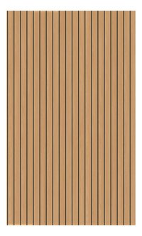 Image of Panel Decorative Laminex Architectural Batten60 BlackShadowline BlackbuttTrueScale