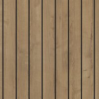  Image of Panel Decorative Laminex Architectural Batten60 BlackShadowline PlankedUrbanOak