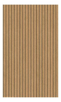  Image of Panel Decorative Laminex Architectural Batten60 BlackShadowline SpottedGumTrueScale