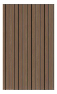  Image of Panel Decorative Laminex Architectural VGroove100 BlackShadowline BlackbuttTrueScale